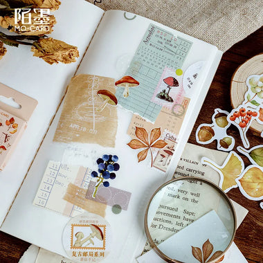 46 pcs Autumn Fallen leaves Sticker Set