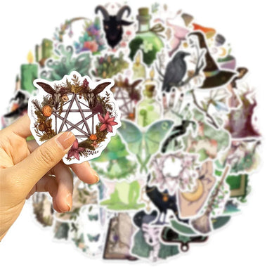 Kawaii Forest Witch Sticker Packs