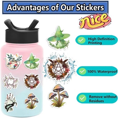 Kawaii Forest Witch Sticker Packs
