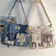 Waterproof Canvas Shoulder Bag (accessories included!)