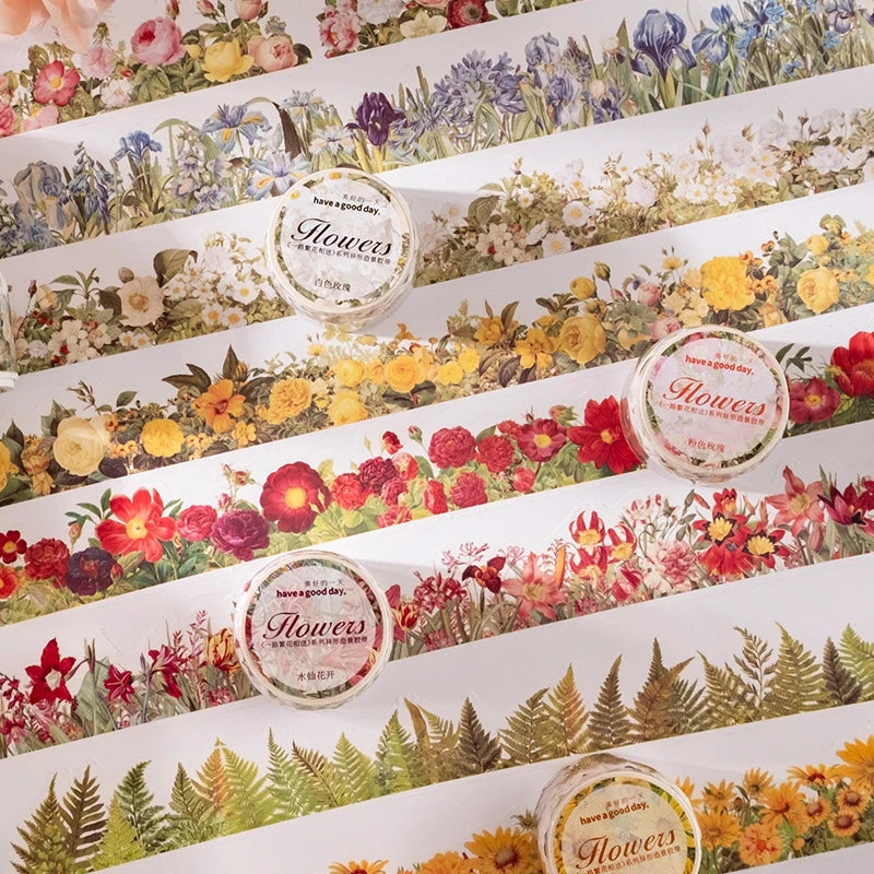 Vintage Plants Washi Tape