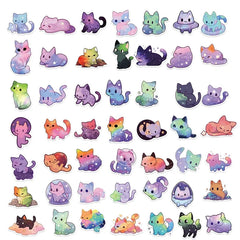 Kawaii Starry Cat Sticker Pack