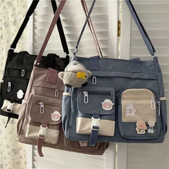 Waterproof Canvas Shoulder Bag (accessories included!)