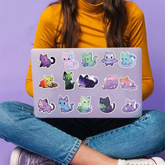 Kawaii Starry Cat Sticker Pack