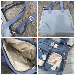 Waterproof Canvas Shoulder Bag (accessories included!)