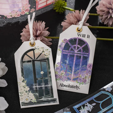 Floral Window Transparent Washi Tape