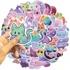 Kawaii Starry Cat Sticker Pack