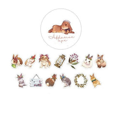 KUMA Stationery & Crafts  H 100 pcs Cosy Washi Tape Stickers