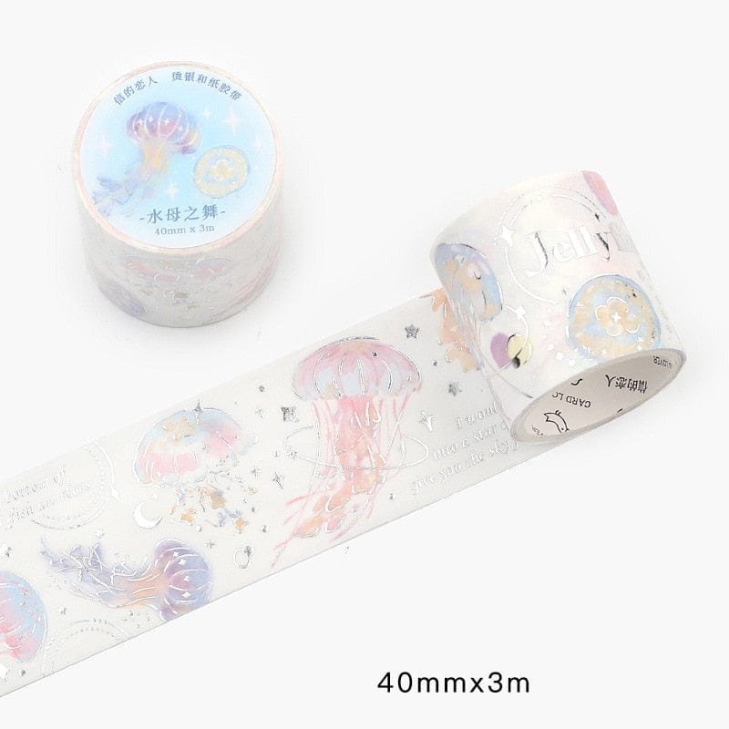 KUMA Stationery & Crafts  C Botanical Illustrated Washi Tape 🪶