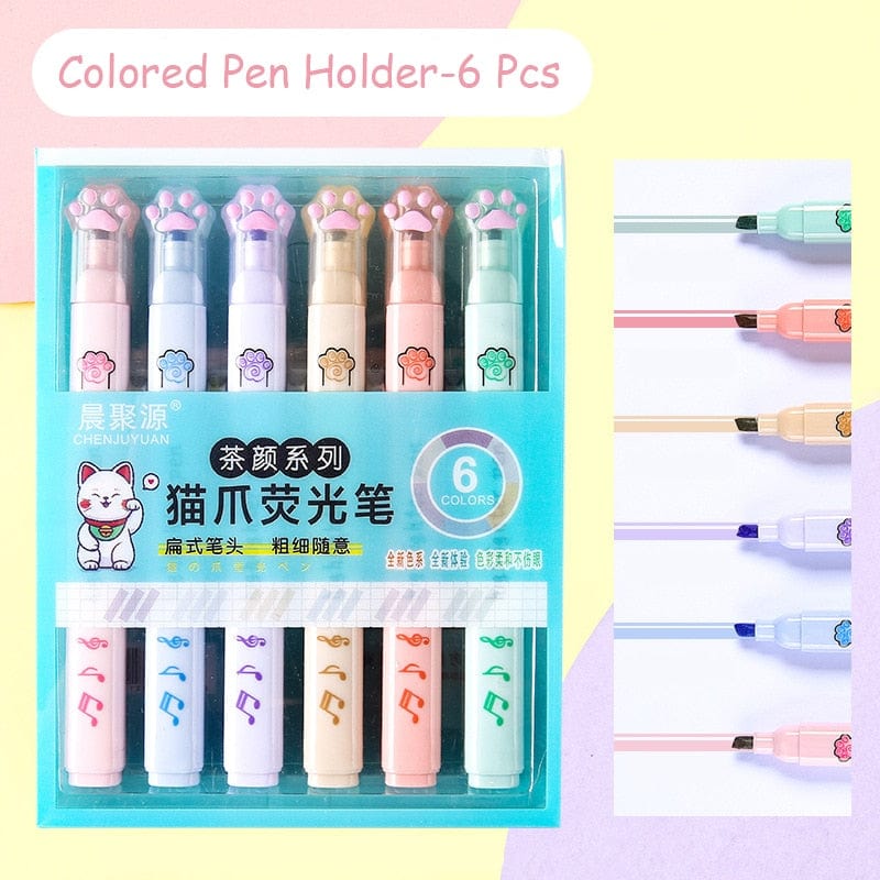 KUMA Stationery & Crafts  Highlighter-A Kawaii Cats Claw Highlighter Set