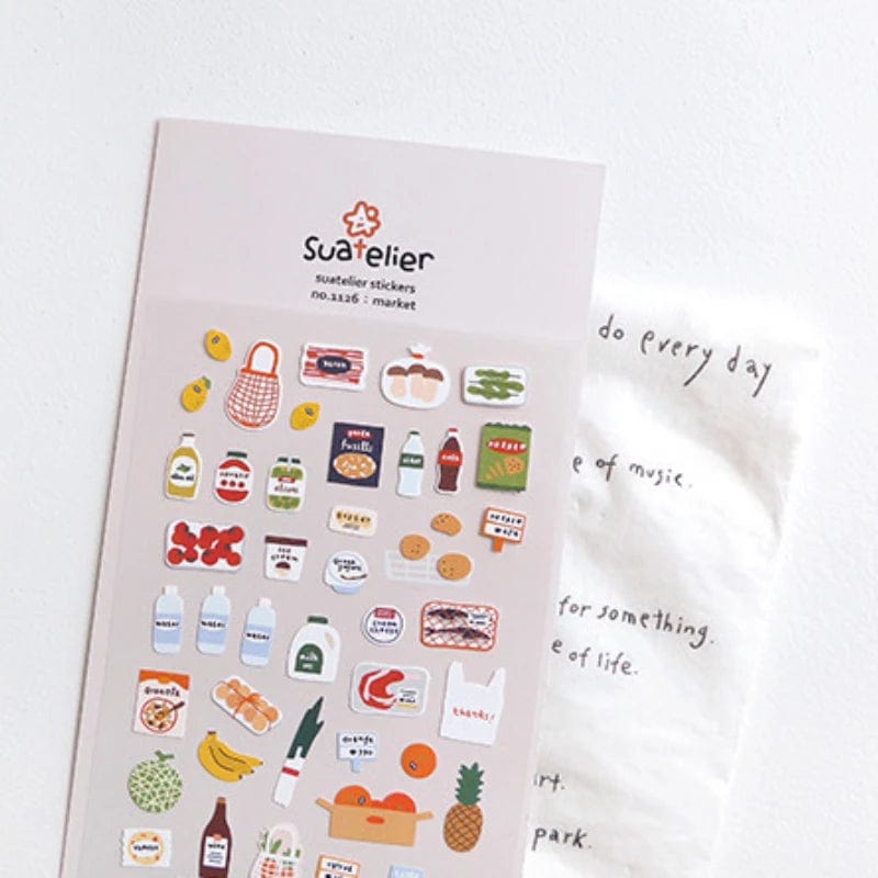 KUMA Stationery & Crafts  Suatelier Korean Stickers; Market