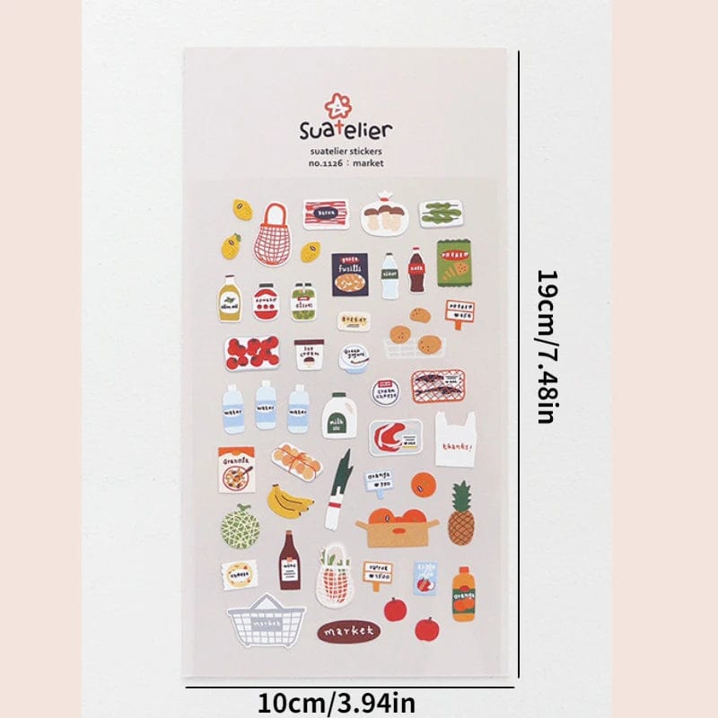 KUMA Stationery & Crafts  Suatelier Korean Stickers; Market