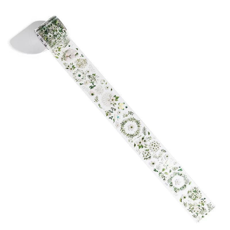 KUMA Stationery & Crafts  B Transparent Spring Blooms Washi Tape